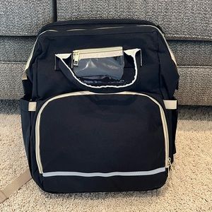 KABAQOO Diaper Bag Backpack with Changing Station | Large Baby Diaper Bags